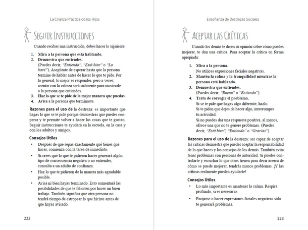 Inside Spread of La Crianza Practica de los Hijos, Fourth Edition