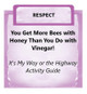 Downloadable Activity: You Get More Bees with Honey Than You Do with Vinegar! (It's My Way or the Highway)