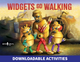 Cover Image: Widgets Go Walking Downloadable Activities
