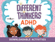 cover image downloadable activities different thinkers ADHD