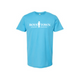 BT Large Branded soft tshirt in Aqua