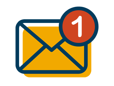 Email notification icon
