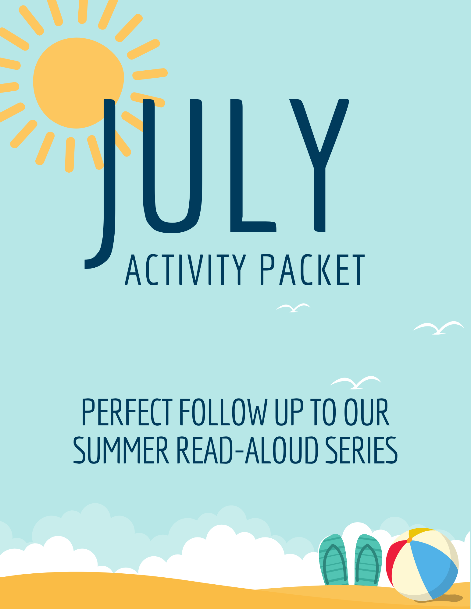 Cover of Activity Packet for July Read-Alouds