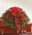 Half Casket Cover in Christmas Colors