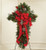 Sympathy Cross in Christmas Colors