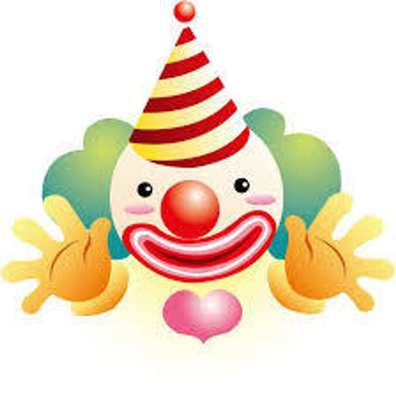 clown face clipart