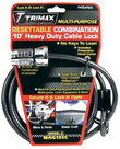 Trimax Combination Cable & Lock 10' X 8Mm MAG10SC