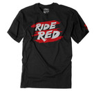 Factory Effex Honda Ride Red Stripes Youth T-Shirt / Black (S) 22-83300