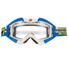 Ariete Mx Goggles Riding Crows Top White Blue Outriggers 13950-TBAL