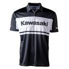 Factory Effex Kawasaki Team Men's Pit Shirt / Black-White (L) 23-85104