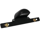 Hardline LED License Plate Bracket Black LPL75CKB