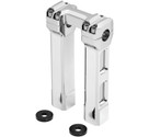 Kuryakyn 8" Billet Handlbr Risers Chrome 6134