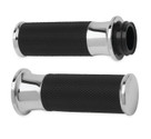 Arlen Ness Cable Style Fusion Series Grips Chrome 07-320