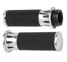 Arlen Ness Cable Style Fusion Series Grips Chrome 07-316