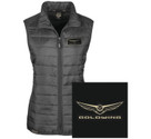 Factory Effex Women's Gold Wing Puffer Vest Black M 25-85812