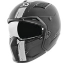 Speed and Strength SS2400 Tough As Nails Helmet Black/White XL TR-124-257