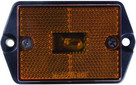 Optronics Rectangular Clearance Light Amber MC35AS