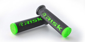 Risk Racing Atv/Mtb Grips - Fusion 2.0 With Grip Tech - Green 291