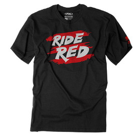 Factory Effex Honda Ride Red Stripes Youth T-Shirt / Black (Xl) 22-83306