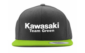 Factory Effex Kaw Team Grn 2 Snapback Hat/ Black-Green Mesh Os 22-86104