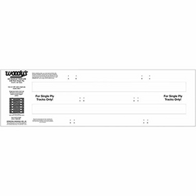 Woodys 154" Single Ply 2.86 Pitch Template BCTS-TEMP