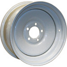 American Tire 4 Hole Silver Mist Wheel 8 X 7(18.5 X 8) 20019