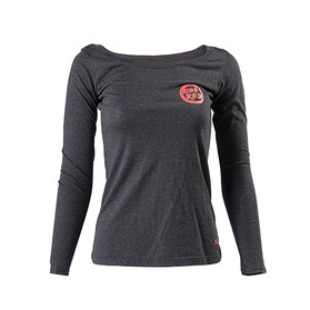 Factory Effex Honda Ride Red Women's Long Sleeve Shirt / Black (M) 20-87312