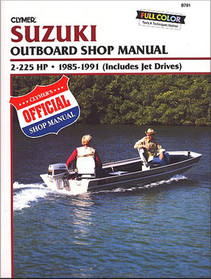 Clymer Manuals Suzuki 2-225 Hpob & Jt D85-91 B781