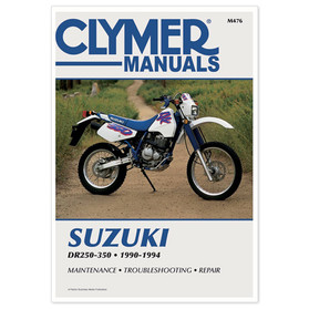 Clymer Manuals Service Manual Suzuki Dr250-350 M476