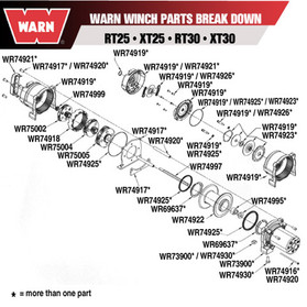 Warn Winch Gear Carrier Assembly - Stage 3 75005