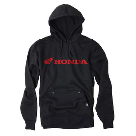 Factory Effex Honda Wing Horizontal Logo Men's Pullover Hoodie / Black (Xxl) 15-88376