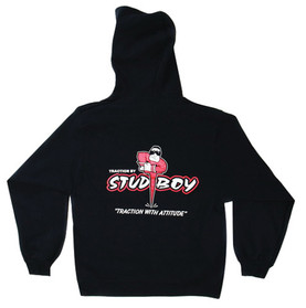 Stud Boy Black Zip Hoodie Medium 2492-00