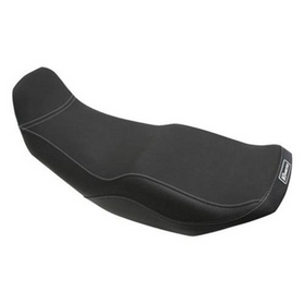 HT Moto Seat Cover Black Carbon Grey Stitch SB-H08