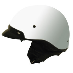 Zoan Route 66 Half Helmet - Matte White - 2XL 031-088