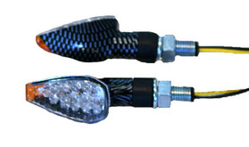 K&S Led Ultra Mini-Marker Lights Triangle W/Amber Tip C.F. Shor 25-8946