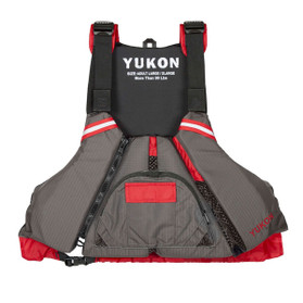 Kwik Tek Yukon Epic Paddle Vest 2Xl/3XL Carbon / Deep Red 13008-06-C-DR