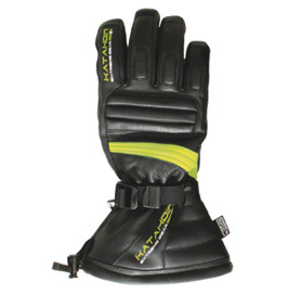 Katahdin Gear Kg-Torque Leather Glove Black/Hi-Viz 2-XL 84183416