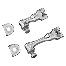 Twin Air Evolution Footpegs - Rm125/25091 Rmx250 93-98 Silver Color 4511