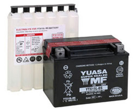 Yuasa Ytx15L-Bs Maintenance Free 12 Volt Battery YUAM6215L