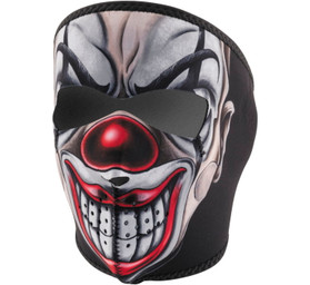 ZANheadgear Full-Face Neoprene Mask Black/White/Red One Size WNFM411