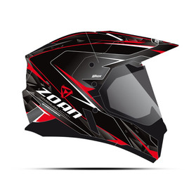 Zoan Synchrony Dual Sport Helmet Hawk Red XS 521-503SN