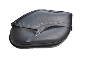 Dowco Revolution Series Throwover Studded Saddlebag Large - Leather SB1907