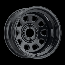 Itp Tires Itp Delta Steel Wheel 14X7 4/137 4+3 Black, (D14F137) 1425573014B