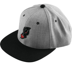 DragonFire Racing Dragon Head Snapback Hat Grey/Black 13-0065
