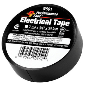 Performancetool Electrical Tape 3/4 X 30 W501