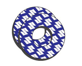 Factory Effex Suzuki Grip Donuts - Suzuki (Blue/White) 22-67400