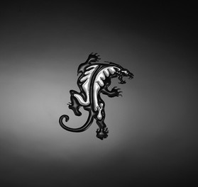 Highway Hawk 3-D Sticker Panther Small Bi-Color HH-51-60031