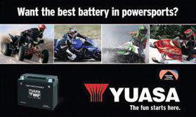 Yuasa Battery Banner YUA-928