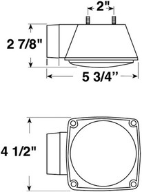 Peterson Taillight Only Rh - 7 Way V452