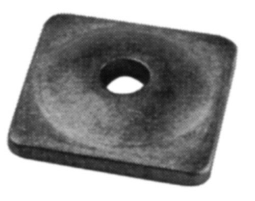 Woodys Square Aluminum Plate 5/16" Pkg 24 ASW2-3775